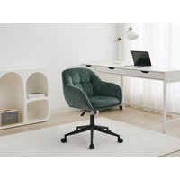 Bürostuhl höhenverstellbar - Strukturstoff - Tannengrün - LASSANDRA von Pascal Morabito von PASCAL MORABITO