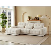 Eckrelaxsofa elektrisch - Ecke links - Strukturstoff - Beige - DOREA von Pascal Morabito Eckrelaxsofa elektrisch - Ecke links - Strukturstoff - Beige - DOREA von Pascal Morabito von PASCAL MORABITO