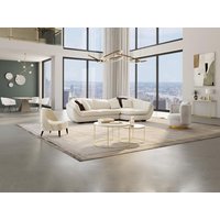 Ecksofa Leder 5-Sitzer - Büffelleder - Elfenbein - Ecke Rechts - CAIPI von PASCAL MORABITO von PASCAL MORABITO