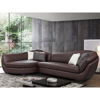 Ecksofa Leder 5-Sitzer - Ecke Links - Büffelleder - Braun - CAIPI von PASCAL MORABITO von PASCAL MORABITO