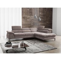 Ecksofa mit Schlaffunktion - Ecke Rechts - Stoff - Taupe - SEPINA von PASCAL MORABITO von PASCAL MORABITO