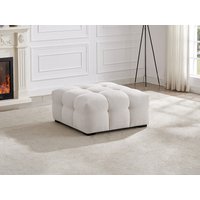 Hocker - melierter Stoff - Beige - DILOME von Pascal Morabito Hocker - melierter Stoff - Beige - DILOME von Pascal Morabito von PASCAL MORABITO