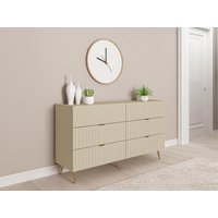 Kommode mit 6 Schubladen - Beige - NORSIM von Pascal Morabito von PASCAL MORABITO