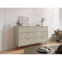 Kommode mit 6 Schubladen - Beige - TEODA von Pascal Morabito von PASCAL MORABITO