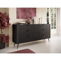 Kommode mit 6 Schubladen - Schwarz - ELONARIA II von Pascal Morabito Kommode mit 6 Schubladen - Schwarz - ELONARIA II von Pascal Morabito von PASCAL MORABITO