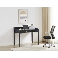 Konsolenschreibtisch mit 1 Schublade - MDF - Schwarz matt - RENEVI von Pascal Morabito Konsolenschreibtisch mit 1 Schublade - MDF - Schwarz matt - RENEVI von Pascal Morabito von PASCAL MORABITO