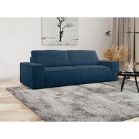 Schlafsofa 4-Sitzer - Cord - Blau - AMELIA von PASCAL MORABITO von Kauf-unique