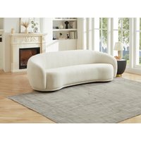 Sofa 3-Sitzer - Bouclé-Stoff - Beige - BOVANA von Pascal Morabito von PASCAL MORABITO