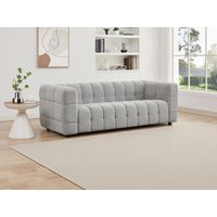 Sofa 3-Sitzer - Bouclé-Stoff - Hellgrau - LERICI von Pascal Morabito von PASCAL MORABITO