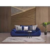 Sofa 3-Sitzer - Samt - Blau - NEBIDA von Pascal Morabito von PASCAL MORABITO