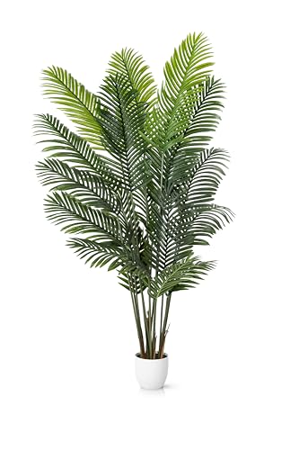 PASCH® Areca Kunstpalme groß (180 cm) - Naturgetreu & Langlebig | Realistische Kunstpflanzen groß | Künstliche Pflanzen groß | Palme künstlich | Künstliche Palme für EIN natürliches Ambiente von PASCH