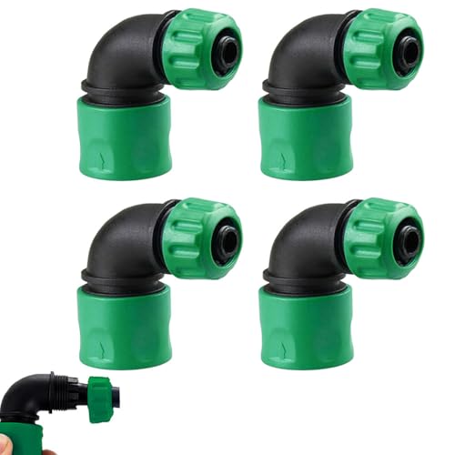 4 Stück Gartenschlauch Schnellkupplung Winkeladapter,90-Grad-Gartenschlauch-Adapter,90 Grad Schlauchkupplung Anschlüsse,Gartenschlauch verbinder 4 Stück Gartenschlauch Schnellkupplung Winkeladapter,90-Grad-Gartenschlauch-Adapter,90 Grad Schlauchkupplung Anschlüsse,Gartenschlauch verbinder von PASLFC