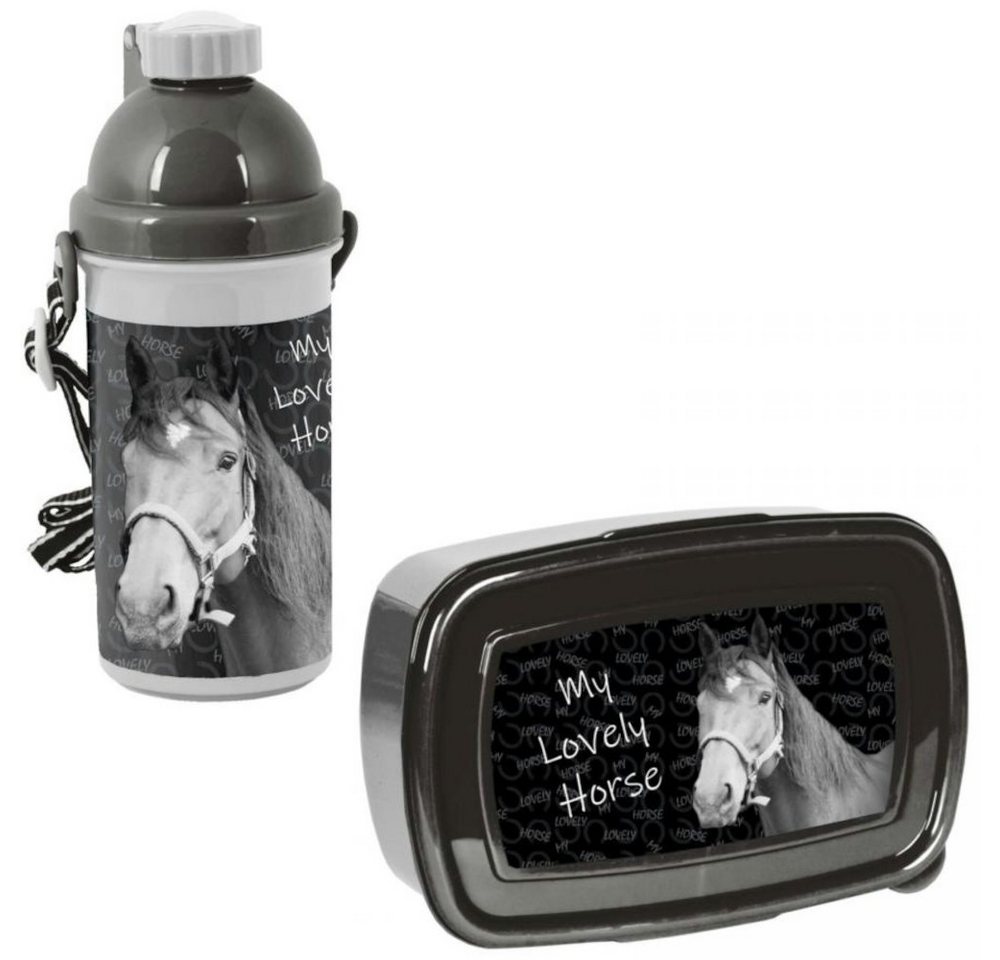 PASO Lunchbox, PP, PE, KINDER PAUSEN-SET 2-TEILIG - PFERD - PASO Lunchbox, PP, PE, KINDER PAUSEN-SET 2-TEILIG - PFERD - von PASO