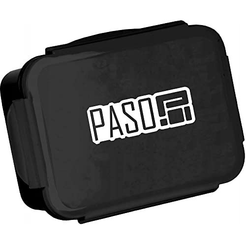 Paso Breakfast Tote Lunch Box Schwarz mit weißem Logo Basic 650 ml Paso Breakfast Tote Lunch Box Schwarz mit weißem Logo Basic 650 ml von PASO