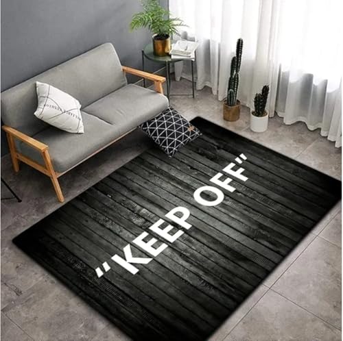 PASPRT Keep Off Retro Printed Area Carpet for Living Room Bedroom Floor Mat Kitchen Mat Bedroom Mat 100X160Cm von PASPRT