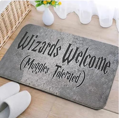 PASPRT Willkommenstür Fußmatte Badezimmerteppich Bereich rutschfeste Grafik Muggel Toleriert Flur Dekor Teppich Küche Eingangsfußmatte 80X120Cm PASPRT Willkommenstür Fußmatte Badezimmerteppich Bereich rutschfeste Grafik Muggel Toleriert Flur Dekor Teppich Küche Eingangsfußmatte 80X120Cm von PASPRT