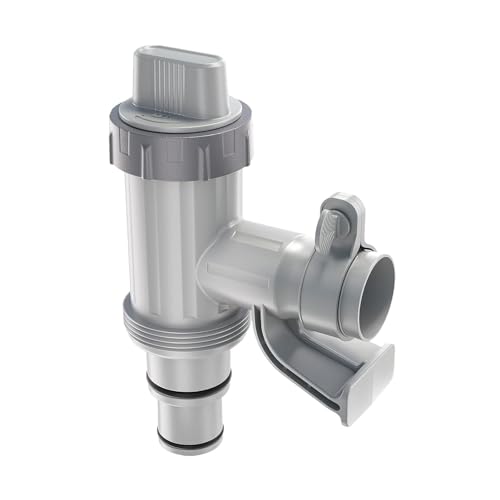 PASSI Pool Plunger Ventile - Ersatz Kolbenventile mit Rohrhalter | Oberirdisches Poolzubehör, Kontrolle des Wasserflusses, Vermeidung von Poolwandrissen von PASSI