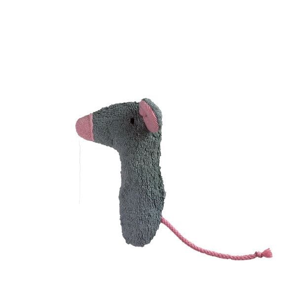 Pat und Patty Kuscheltier Greifling mit Rassel "Maus" , 100 % Baumwolle-kbA von Pat und Patty