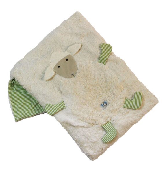 Pat und Patty Kuschlige Bio-Babydecke "Schaf", Größe ca . 75 x 100 cm von Pat und Patty