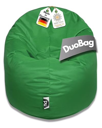 PATCH HOME 2 in 1 Funktion Sitzsack Sessel Bean Bag Sitzsäcke Gaming mit Reißverschluss bereits befüllt - Ø 125cm - Grün PATCH HOME 2 in 1 Funktion Sitzsack Sessel Bean Bag Sitzsäcke Gaming mit Reißverschluss bereits befüllt - Ø 125cm - Grün von PATCH HOME