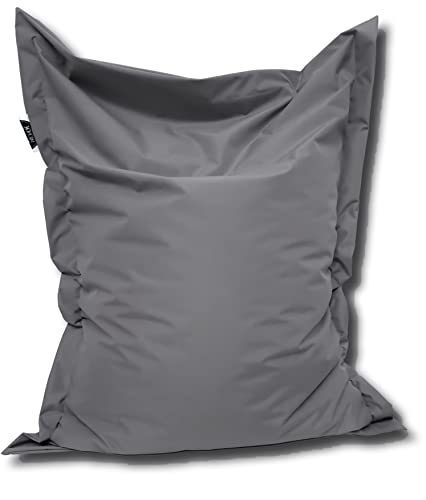 PATCH HOME Orginal Premium Gaming Sitzsack Sitzkissen für In & Outdoor Fertig befüllt in 3 Größen & 27 Farben 160 x 145cm Anthrazit PATCH HOME Orginal Premium Gaming Sitzsack Sitzkissen für In & Outdoor Fertig befüllt in 3 Größen & 27 Farben 160 x 145cm Anthrazit von PATCH HOME