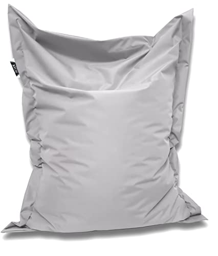 PATCH HOME Orginal Premium Gaming Sitzsack Sitzkissen für In & Outdoor Fertig befüllt in 3 Größen & 27 Farben 180 x145cm Grau PATCH HOME Orginal Premium Gaming Sitzsack Sitzkissen für In & Outdoor Fertig befüllt in 3 Größen & 27 Farben 180 x145cm Grau von PATCH HOME