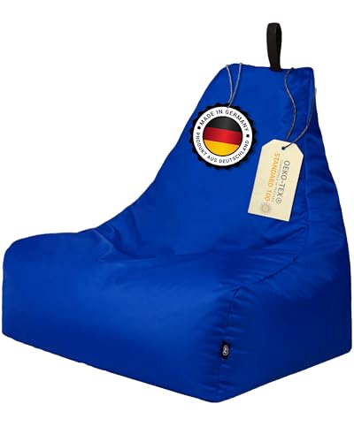 PATCH HOME Patchhome Lounge Sessel XXL Gamer Sessel Sitzsack Sessel Sitzkissen In & Outdoor geeignet fertig befüllt | XXL - Blau - in 2 Größen und 25 Farben PATCH HOME Patchhome Lounge Sessel XXL Gamer Sessel Sitzsack Sessel Sitzkissen In & Outdoor geeignet fertig befüllt | XXL - Blau - in 2 Größen und 25 Farben von PATCH HOME