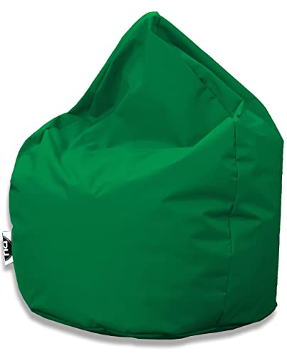 PATCH HOME Patchhome Sitzsack Tropfenform - Grün für In & Outdoor XXXL 480 Liter - mit Styropor Füllung in 25 versch. Farben und 3 Größen von PATCH HOME
