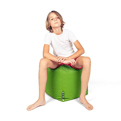 PATCH HOME Patchhome Square Sitzsack Würfel Hocker mit Reißverschluss 45x45x45cm Kiwi PATCH HOME Patchhome Square Sitzsack Würfel Hocker mit Reißverschluss 45x45x45cm Kiwi von PATCH HOME