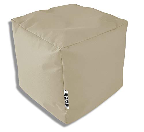 PATCH HOME Würfel in 3 verschiedenen Größen und 25 45 x 45 x 45cm Beige von PATCH HOME