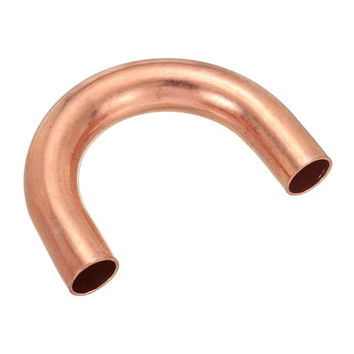 PATIKIL 1/2" OD 49x69mm Kupferrohrbogen Fitting 180 Grad Biegung Schweiß Lötverbindung Für HVAC Klimaanlage Sanitärinstallation von PATIKIL