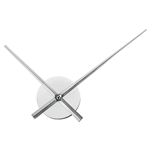 PATIKIL 1 Satz 3D Uhr Zeiger DIY Große Wanduhr Nadeln Bewegung 6mm Schaft Länge Fit für 18mm Uhr Zifferblatt Dicke Silber von PATIKIL