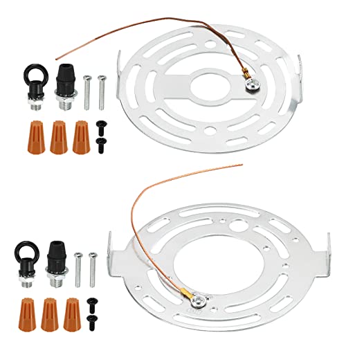 PATIKIL 1 Satz Runde Deckenleuchte Platte Kit 95mm 115mm Durchm. Pendelleuchte Beleuchtung Befestigung Halterung Stahl Crossbar Plate Hardware PATIKIL 1 Satz Runde Deckenleuchte Platte Kit 95mm 115mm Durchm. Pendelleuchte Beleuchtung Befestigung Halterung Stahl Crossbar Plate Hardware von PATIKIL
