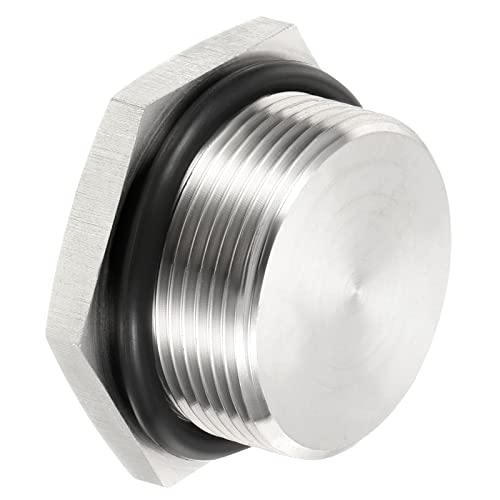 PATIKIL 1 Stück M32x1.5 Stecker Wasserdicht Staubdicht 304 Edelstahl Gewinde Sechskantkopf Sockel Massives Rohr Fitting mit Dichtung Gummi Ring PATIKIL 1 Stück M32x1.5 Stecker Wasserdicht Staubdicht 304 Edelstahl Gewinde Sechskantkopf Sockel Massives Rohr Fitting mit Dichtung Gummi Ring von PATIKIL