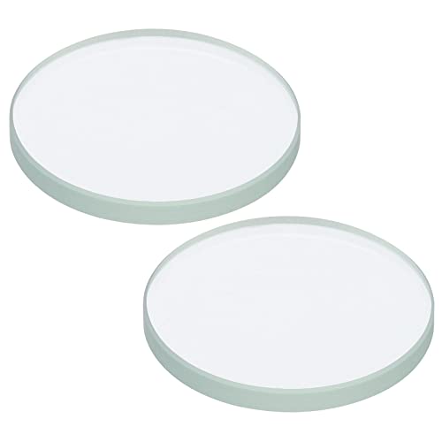 PATIKIL 1.18x0.12 2Stk Blitzlicht Glas Objektiv Polierte Kante Glas Objektiv für LED Licht Quelle Objektiv Handgerät Blitzlicht Ersatz Durchsichtig von PATIKIL