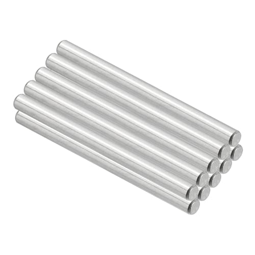 PATIKIL 10 Stück 304 Edelstahlstifte Zylinderstifte 3 x 40 mm, Passstifte Dübelstift Regalstifte Metallstifte Unterstützen Hardware für Metallgeräte Möbelinstallation Positionierung von PATIKIL