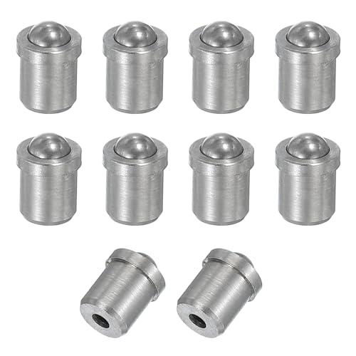 PATIKIL 10 Stück Kugeldruckstücke 304 Edelstahl Kugelspitzen-Federdruckstücke Schrank Kugelfangverschluss Fang für Tür Schrank Schublade (4x5mm) von PATIKIL
