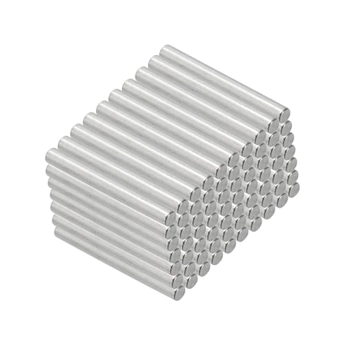 PATIKIL 100 Stück 304 Edelstahlstifte Zylinderstifte 2 x 18 mm, Passstifte Dübelstift Regalstifte Metallstifte Unterstützen Hardware für Metallgeräte Möbelinstallation Positionierung von PATIKIL