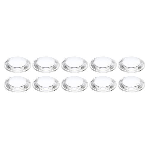 PATIKIL 10Stk Durchmesser 29mm Höhe 8mm Flach Konvex Linse Acryl LED Optik Konvex Kondensor Linse für LED Taschenlampe Fahrrad Kopf Lampe Durchsichtig von PATIKIL