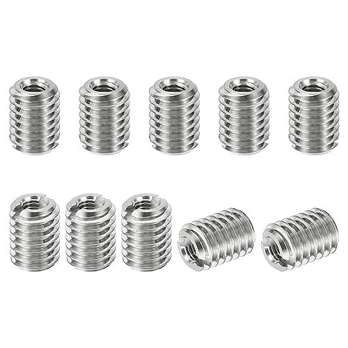 PATIKIL 10Stk Gewinde Adapter Hülse Reduziere Mutter M6*1 Außengewinde zu M3*0.5 Innengewinde Reparatur Einsatz Mutter Schraube Reduzierstück Umwandlung Edelstahl Verbindungselement 8mm PATIKIL 10Stk Gewinde Adapter Hülse Reduziere Mutter M6*1 Außengewinde zu M3*0.5 Innengewinde Reparatur Einsatz Mutter Schraube Reduzierstück Umwandlung Edelstahl Verbindungselement 8mm von PATIKIL