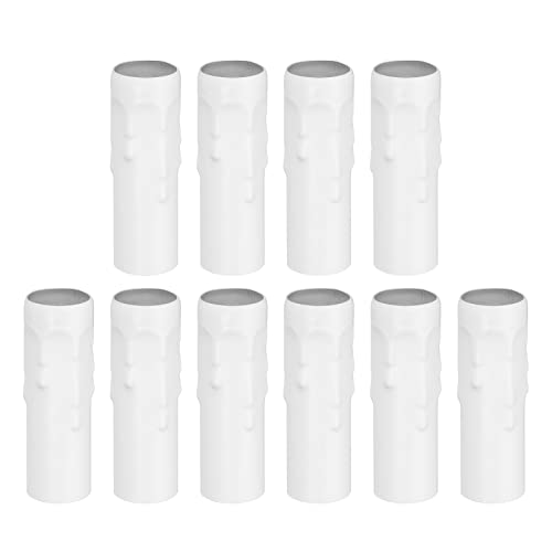 PATIKIL 10Stk Kerze Steckdose Abdeckung 3.9" Kronleuchter Hülsen Basis Weiß PATIKIL 10Stk Kerze Steckdose Abdeckung 3.9" Kronleuchter Hülsen Basis Weiß von PATIKIL