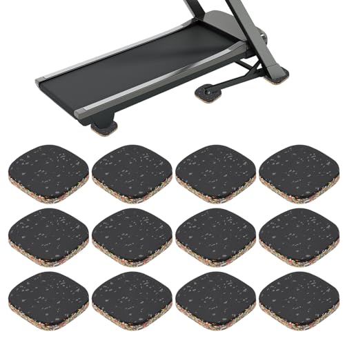 PATIKIL 12 Stück Laufbandmatte Pads, 4x4x0,6" Hochdichtes Schaumstoff-Anti-Vibrationspad Schalldichtes Matte Trainingsgeräte Matte für Teppichschutz Geräuschreduzierung, Grau PATIKIL 12 Stück Laufbandmatte Pads, 4x4x0,6" Hochdichtes Schaumstoff-Anti-Vibrationspad Schalldichtes Matte Trainingsgeräte Matte für Teppichschutz Geräuschreduzierung, Grau von PATIKIL