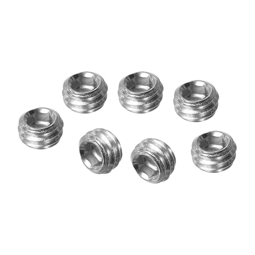 PATIKIL 120 Stück Madenschraube M5 x 3mm, 304 Edelstahl Madenschrauben Set für Türklinken Halterung Möbel Lampen Wasserhahn Reparaturen, Silber Innensechskant Gewindestifte Schrauben Set PATIKIL 120 Stück Madenschraube M5 x 3mm, 304 Edelstahl Madenschrauben Set für Türklinken Halterung Möbel Lampen Wasserhahn Reparaturen, Silber Innensechskant Gewindestifte Schrauben Set von PATIKIL