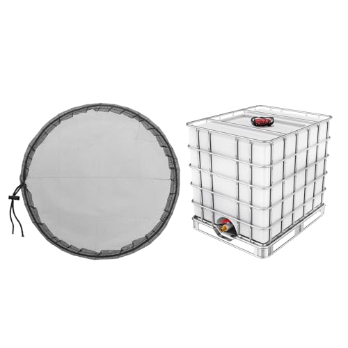 PATIKIL 13.7" IBC Deckel Filter Netz Abdeckung Polyester IBC Behälter Abdeckung für 275 Gallonen Regenwasser Tank Schwarz PATIKIL 13.7" IBC Deckel Filter Netz Abdeckung Polyester IBC Behälter Abdeckung für 275 Gallonen Regenwasser Tank Schwarz von PATIKIL