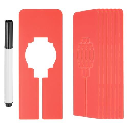 PATIKIL 16 Stück Rechteckige Kleiderbügel Teiler, 50 x 127 x 35 mm Schrankteiler Kleiderständer, Kleidung Schrank-Trenner Hängender mit Markierungsstift für Schränke Regale, Rot PATIKIL 16 Stück Rechteckige Kleiderbügel Teiler, 50 x 127 x 35 mm Schrankteiler Kleiderständer, Kleidung Schrank-Trenner Hängender mit Markierungsstift für Schränke Regale, Rot von PATIKIL
