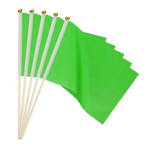 PATIKIL 16Stk Grün Flagge Spiel Einfarbig Grün Fahnen Klein Mini Fahnen Stecken Party Dekoration für Spiel Geburtstag Karneval PATIKIL 16Stk Grün Flagge Spiel Einfarbig Grün Fahnen Klein Mini Fahnen Stecken Party Dekoration für Spiel Geburtstag Karneval von PATIKIL