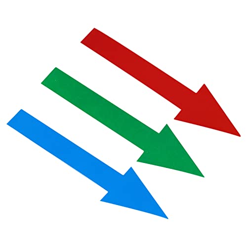 PATIKIL 18 Stück Richtungspfeil Aufkleber 6" Länge Selbstklebende Wasserdichte Bodenaufkleber Wandmarkierung Schild für Straßenanweisungen Rot/Blau/Grün PATIKIL 18 Stück Richtungspfeil Aufkleber 6" Länge Selbstklebende Wasserdichte Bodenaufkleber Wandmarkierung Schild für Straßenanweisungen Rot/Blau/Grün von PATIKIL