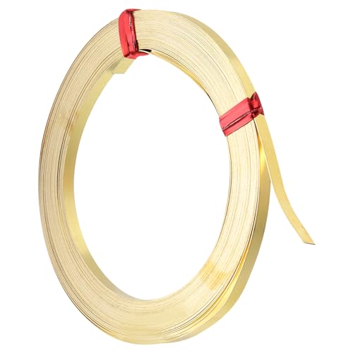 PATIKIL 19,7 Fuß Messing-Vierkantdraht, 3 mm breiter, biegsamer Messing-Perlendraht, 30 Gauge, flacher Lünettendraht für die Schmuckherstellung, DIY-Bildhauerei PATIKIL 19,7 Fuß Messing-Vierkantdraht, 3 mm breiter, biegsamer Messing-Perlendraht, 30 Gauge, flacher Lünettendraht für die Schmuckherstellung, DIY-Bildhauerei von PATIKIL