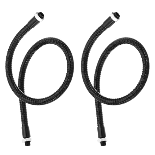 PATIKIL 19,7'' Universal Geeseneck-Schlauch, 2 Stück M10 Feingewinde Biegsamer Metallschlauch Flexibler Armrohrverlängerung für Lampe, DIY-Ausrüstung, Schwarz PATIKIL 19,7'' Universal Geeseneck-Schlauch, 2 Stück M10 Feingewinde Biegsamer Metallschlauch Flexibler Armrohrverlängerung für Lampe, DIY-Ausrüstung, Schwarz von PATIKIL