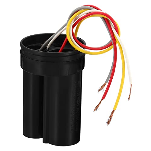 PATIKIL 1Stk CBB60 8+4uF Betrieb Kondensator AC 450V 4 Drähte 50/60Hz Zylinder 1.95x3" für Wasserpumpe Waschmaschinen Selbstsaugende Pumpe Motor Start von PATIKIL